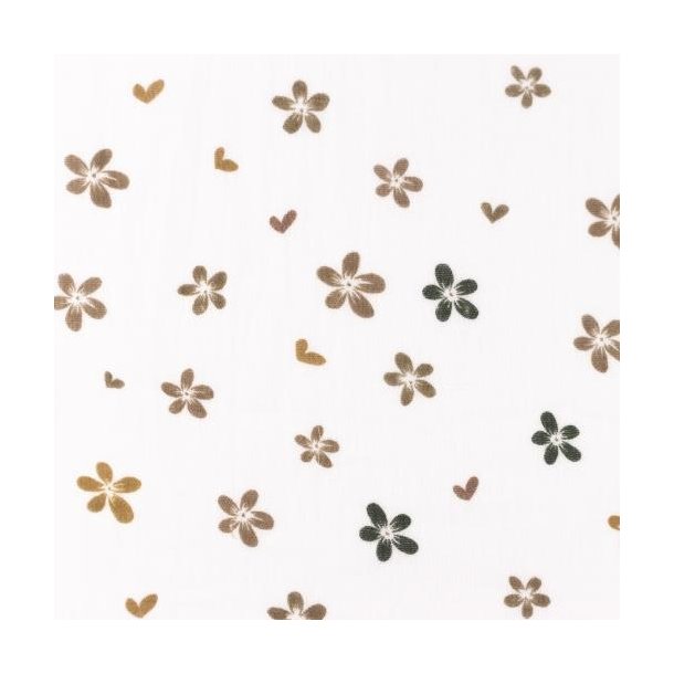 Double Gauze Flowers, Taupe